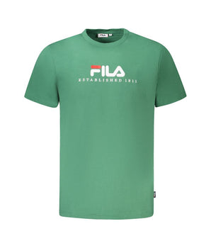 Fila Green Cotton T-Shirt