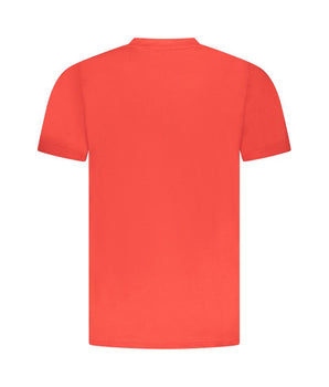 Cavalli Class Red Cotton Men T-Shirt