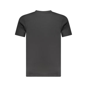 Cavalli Class Black Cotton Men T-Shirt