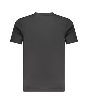 Cavalli Class Black Cotton Men T-Shirt