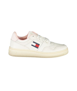 Tommy Hilfiger White Leather Women Sneaker