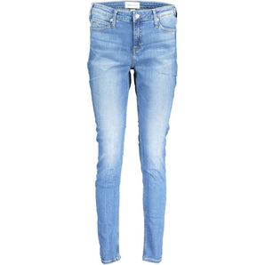 Calvin Klein Blue Cotton Jeans &amp; Pant