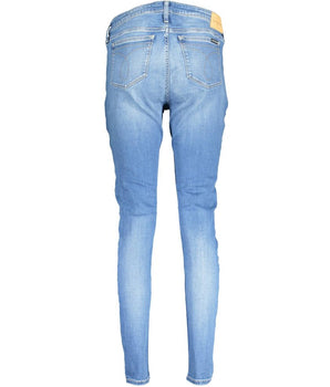 Vaqueros y pantalones de algodón azul de Calvin Klein