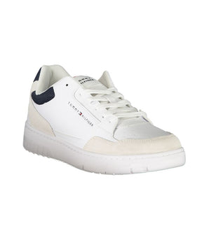 Tommy Hilfiger White Leather Men Sneaker