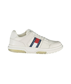 Tommy Hilfiger White Polyethylene Men Sneaker