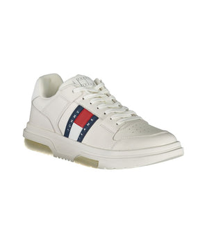 Tommy Hilfiger White Polyethylene Men Sneaker