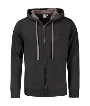 Coveri Moving Black Cotton Men Sweater