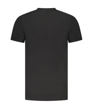 Cavalli Class Black Cotton Men T-Shirt