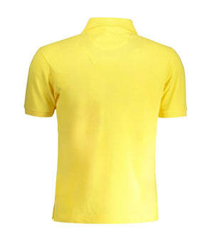 La Martina Yellow Cotton Polo Shirt