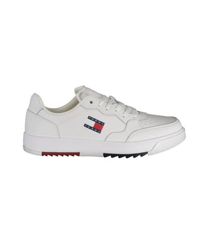 Tommy Hilfiger White Polyethylene Men Sneaker