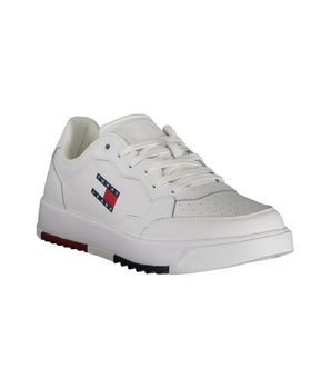 Tommy Hilfiger White Polyethylene Men Sneaker