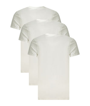 Calvin Klein White Cotton Men T-Shirt