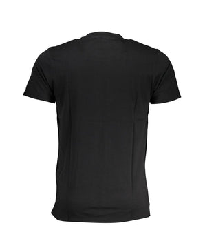 Cavalli Class Black Cotton T-Shirt