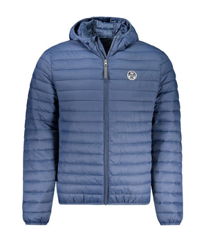 North Sails Blue Polyamide Men Jacket