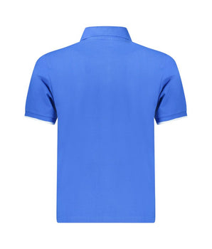 North Sails Blue Cotton Men Polo Shirt