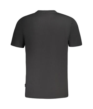 Fila Black Cotton Men T-Shirt