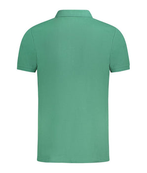 Fila Green Cotton Men Polo Shirt
