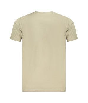 Vans Beige Cotton Men T-Shirt