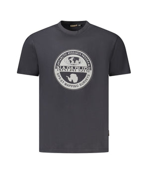 Napapijri Black Cotton Men T-Shirt