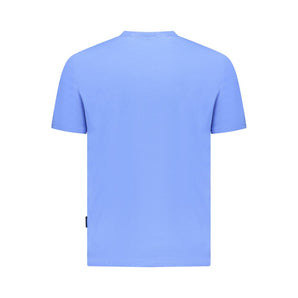 Napapijri Blue Cotton Men T-Shirt