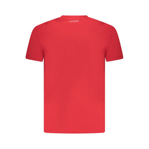 Trussardi Red Cotton Men T-Shirt