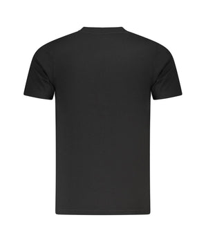 Cavalli Class Black Cotton Men T-Shirt