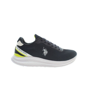 U.S. POLO ASSN. Blue Polyester Men Sneaker