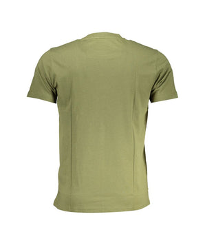 Cavalli Class Green Cotton T-Shirt