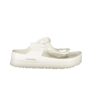 Carrera White Polyethylene Sandal