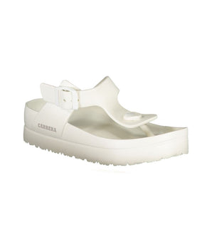Carrera White Polyethylene Sandal