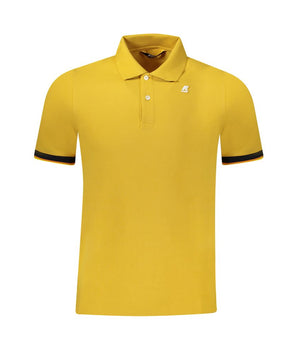 K-WAY Yellow Cotton Men Polo Shirt