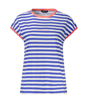 North Sails Blue Cotton Women T-Shirt