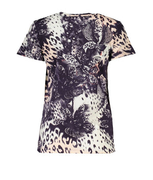 Cavalli Class Pink Cotton Women T-Shirt