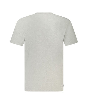 Timberland Gray Cotton Men T-Shirt