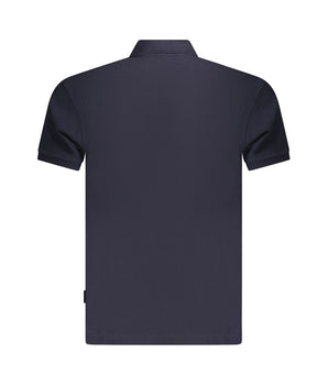 Napapijri Blue Cotton Men Polo Shirt