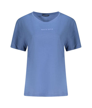 North Sails Blue Cotton Women T-Shirt