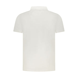 Cavalli Class White Cotton Men Polo Shirt