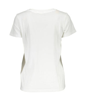 Levi's White Cotton Women T-Shirt