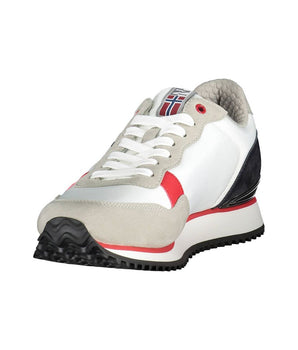 Napapijri White Polyester Men Sneaker
