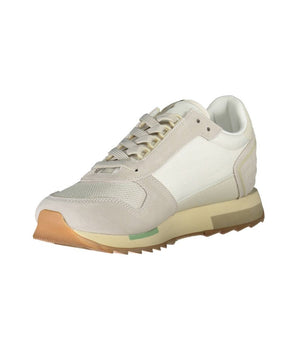 Napapijri White Leather Men Sneaker