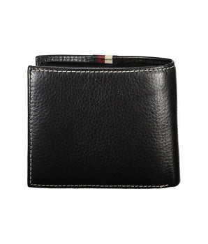 Tommy Hilfiger Men's Black Leather Wallet