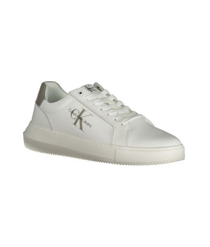 Calvin Klein White Leather Men Sneaker