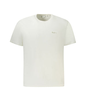 Pepe Jeans White Cotton Men T-Shirt