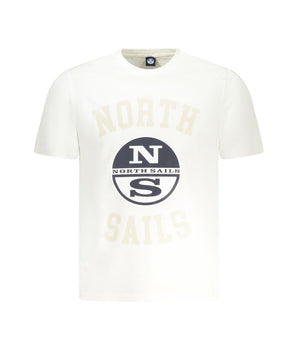 North Sails White Cotton Men TShirt