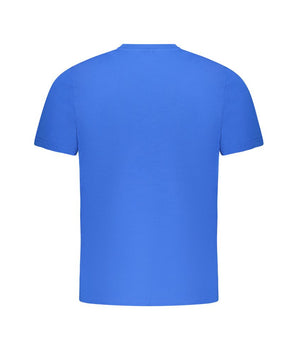 North Sails Blue Cotton Men T-Shirt