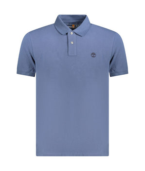 Timberland Blue Cotton Polo Shirt