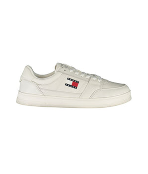 Tommy Hilfiger White Leather Men Sneaker