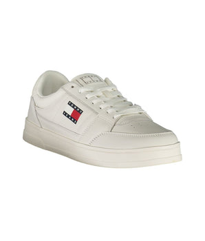 Tommy Hilfiger White Leather Men Sneaker