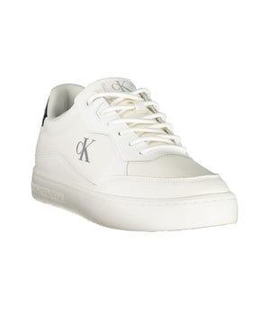 Calvin Klein White Polyester Men Sneaker