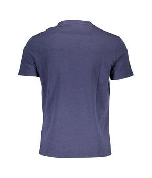 Guess Jeans Blue Cotton Men T-Shirt